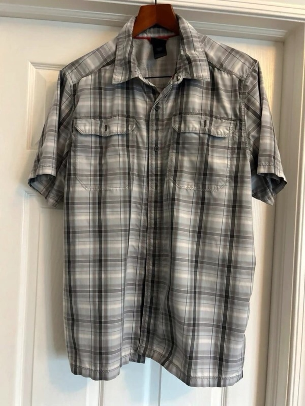 Polo by Ralph Lauren Short-Sleeve Plaid Button-Down Shirt - Gray